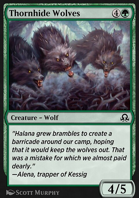 Shadows over Innistrad Remastered : Thornhide Wolves