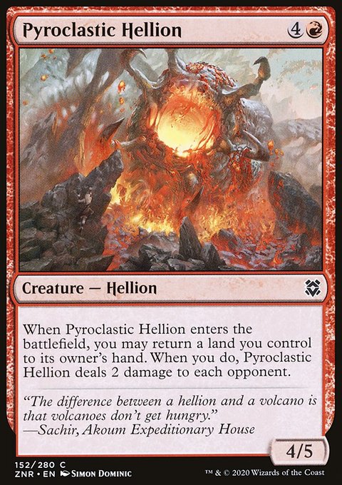 Zendikar Rising: Pyroclastic Hellion