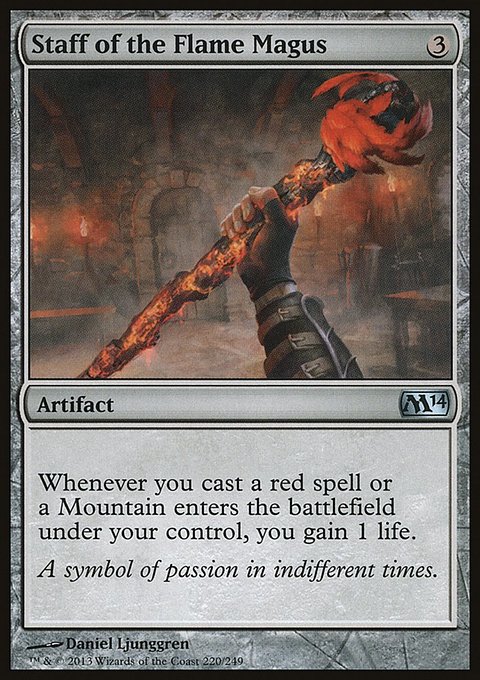 2014 Core Set: Staff of the Flame Magus