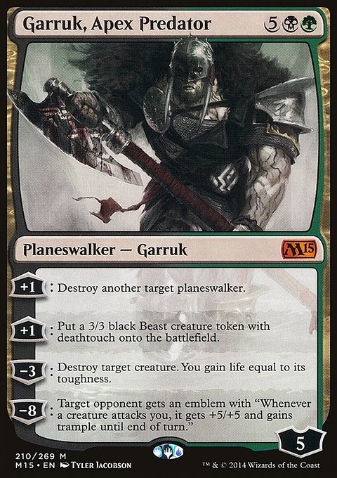 2015 Core Set: Garruk, Apex Predator