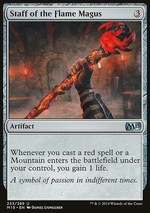 2015 Core Set: Staff of the Flame Magus