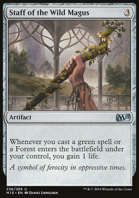 2015 Core Set: Staff of the Wild Magus