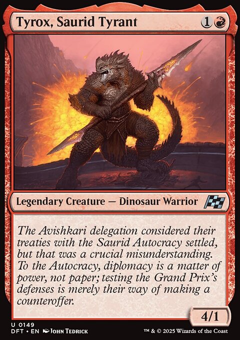 Aetherdrift: Tyrox, Saurid Tyrant