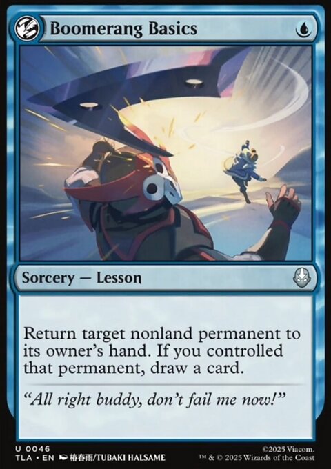 Avatar: The Last Airbender: Boomerang Basics