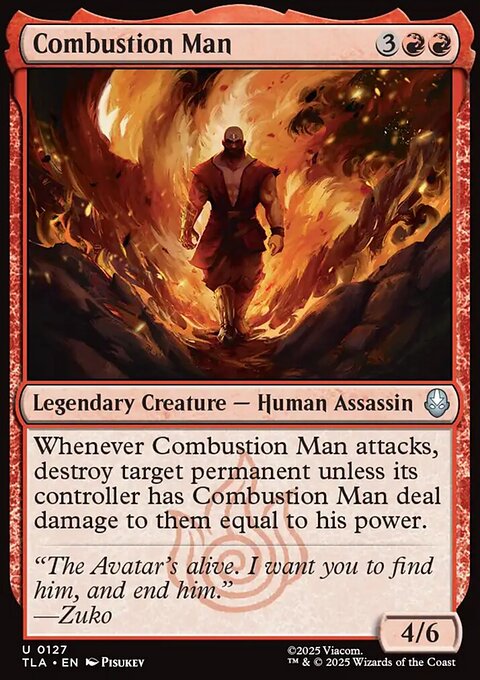 Avatar: The Last Airbender: Combustion Man