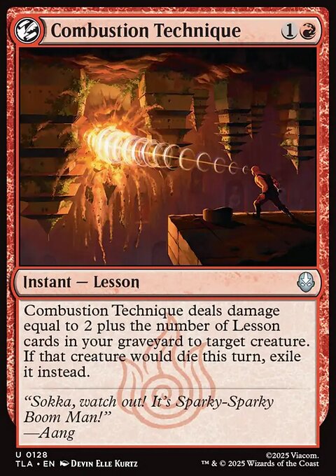 Avatar: The Last Airbender: Combustion Technique