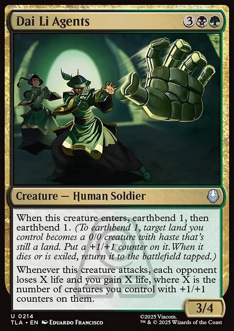 Avatar: The Last Airbender: Dai Li Agents