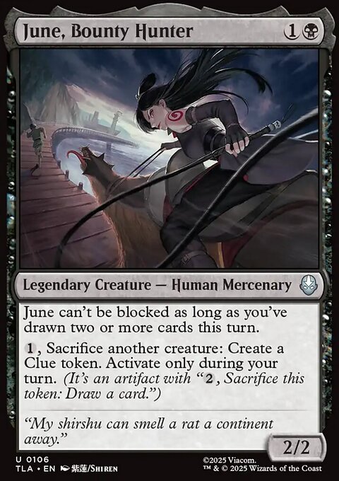 Avatar: The Last Airbender: June, Bounty Hunter