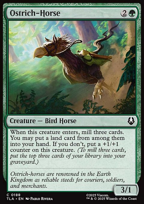 Avatar: The Last Airbender: Ostrich-Horse