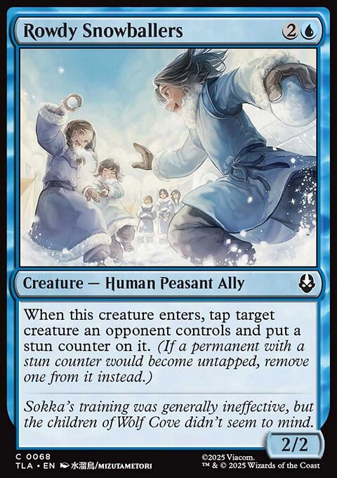 Avatar: The Last Airbender: Rowdy Snowballers