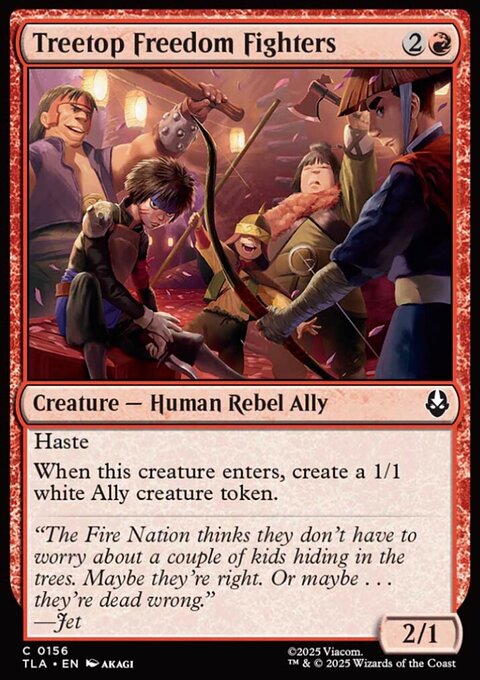 Avatar: The Last Airbender: Treetop Freedom Fighters