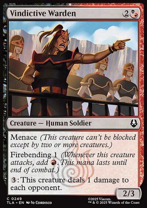 Avatar: The Last Airbender: Vindictive Warden