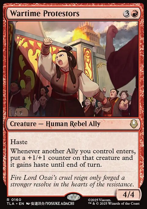 Avatar: The Last Airbender: Wartime Protestors