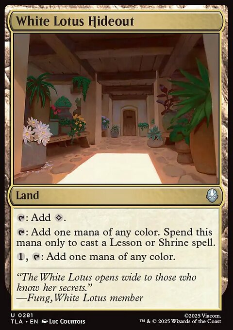 Avatar: The Last Airbender: White Lotus Hideout