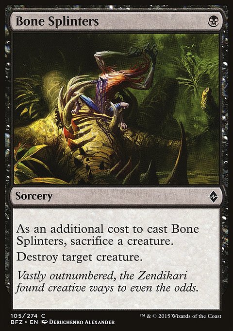 Battle for Zendikar: Bone Splinters