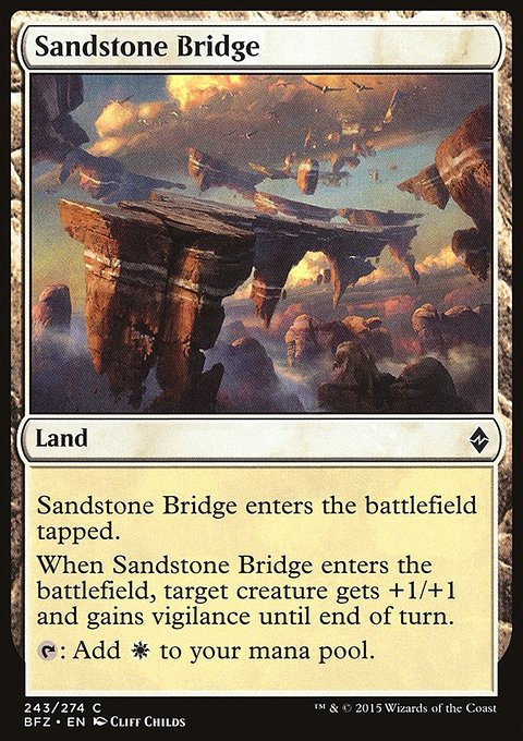 Battle for Zendikar: Sandstone Bridge