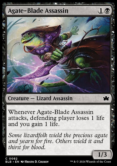 Bloomburrow: Agate-Blade Assassin