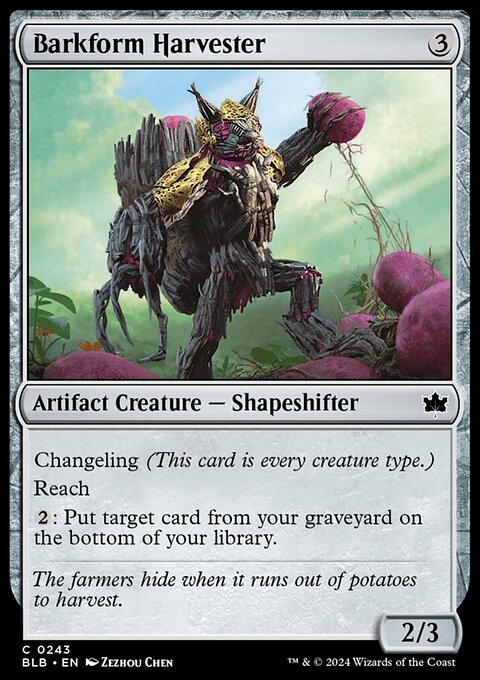 Bloomburrow: Barkform Harvester