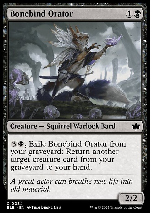 Bloomburrow: Bonebind Orator