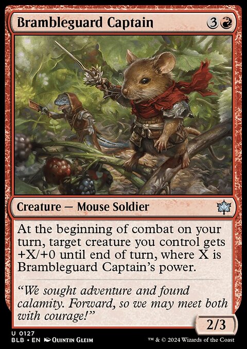 Bloomburrow: Brambleguard Captain