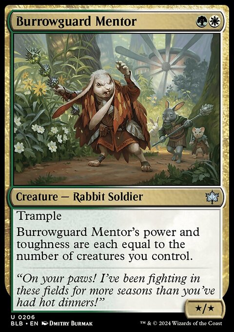 Bloomburrow: Burrowguard Mentor