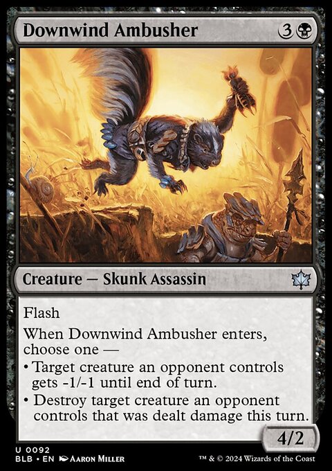 Bloomburrow: Downwind Ambusher