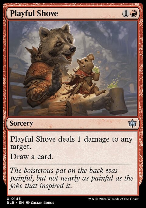 Bloomburrow: Playful Shove