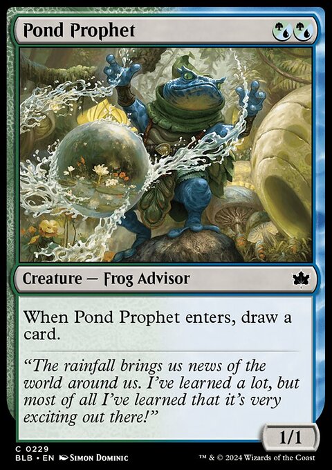 Bloomburrow: Pond Prophet