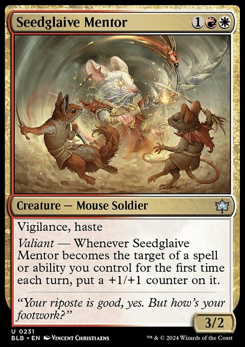 Bloomburrow: Seedglaive Mentor