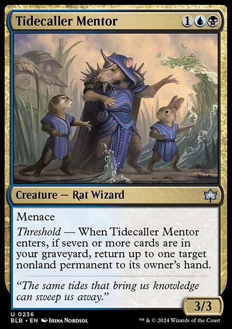 Bloomburrow: Tidecaller Mentor