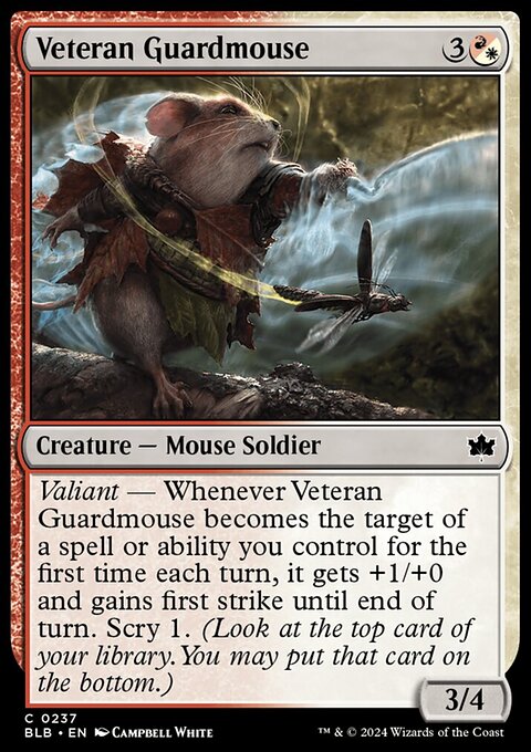 Bloomburrow: Veteran Guardmouse