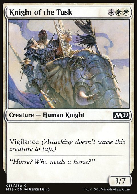 Core Set 2019: Knight of the Tusk