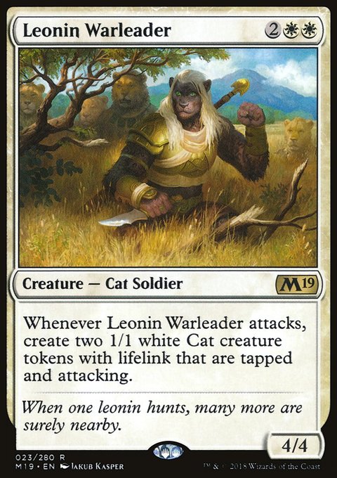 Core Set 2019: Leonin Warleader