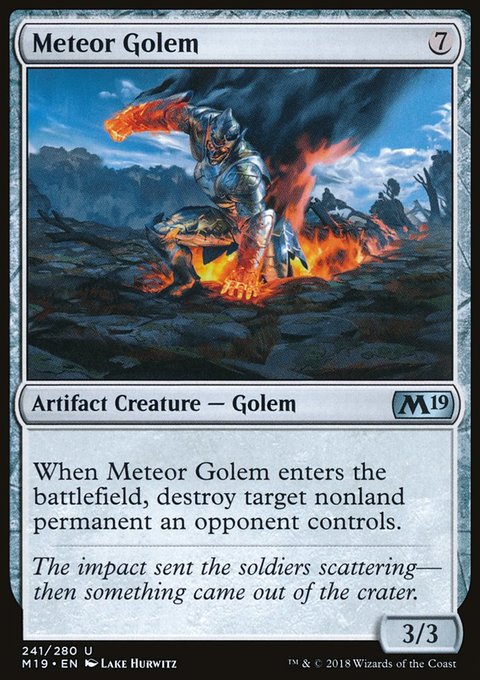 Core Set 2019: Meteor Golem