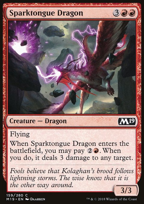 Core Set 2019: Sparktongue Dragon