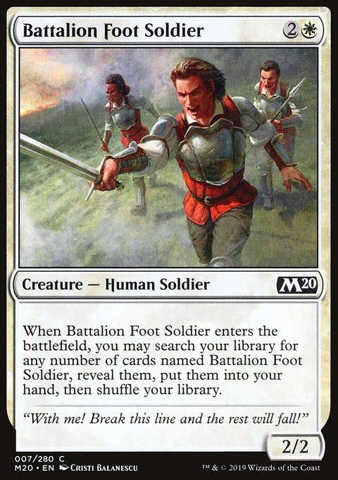 Core Set 2020: Battalion Foot Soldier