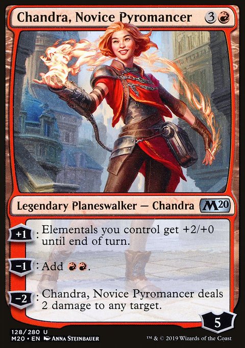 Core Set 2020: Chandra, Novice Pyromancer