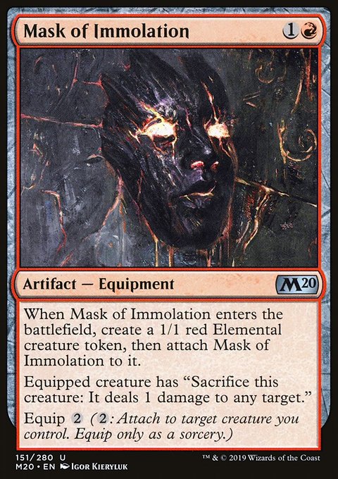 Core Set 2020: Mask of Immolation
