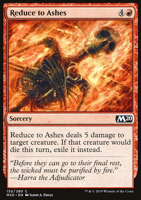 Core Set 2020: Reduce to Ashes