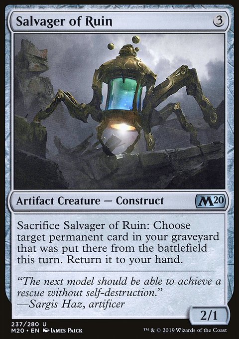 Core Set 2020: Salvager of Ruin