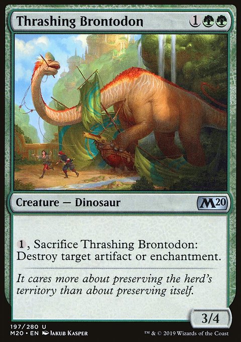 Core Set 2020: Thrashing Brontodon