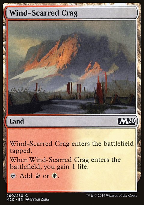 Core Set 2020: Wind-Scarred Crag