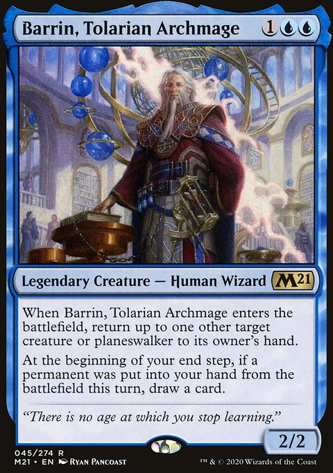 Core Set 2021: Barrin, Tolarian Archmage