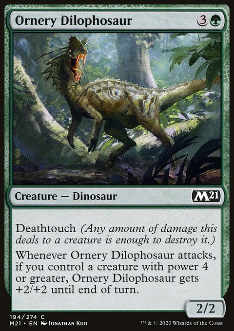 Core Set 2021: Ornery Dilophosaur
