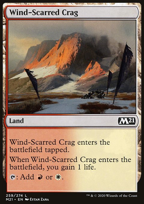 Core Set 2021: Wind-Scarred Crag