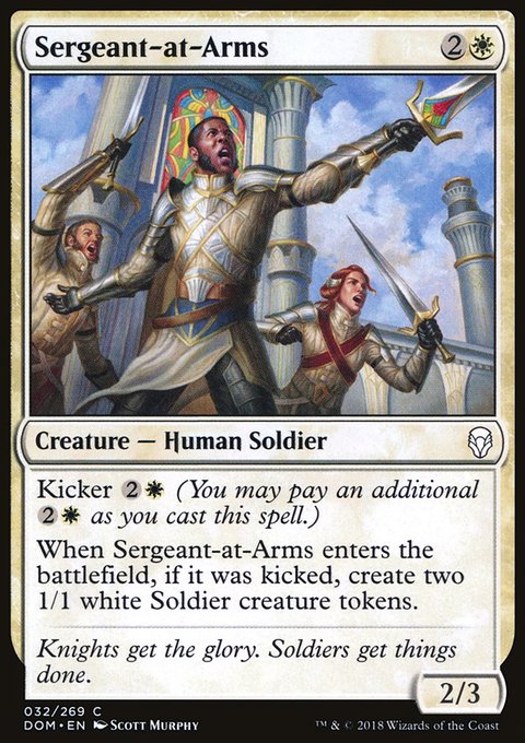 Dominaria: Sergeant-at-Arms