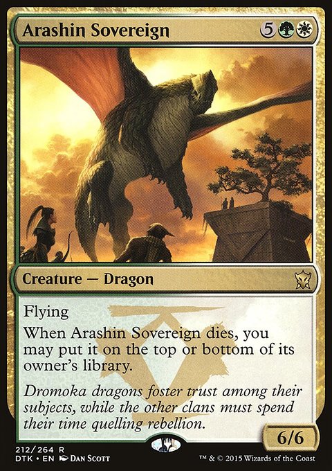 Dragons of Tarkir: Arashin Sovereign