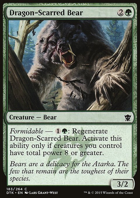 Dragons of Tarkir: Dragon-Scarred Bear