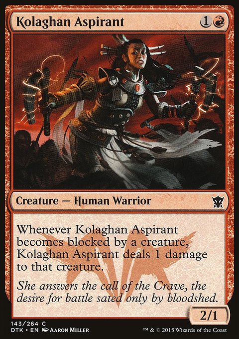 Dragons of Tarkir: Kolaghan Aspirant