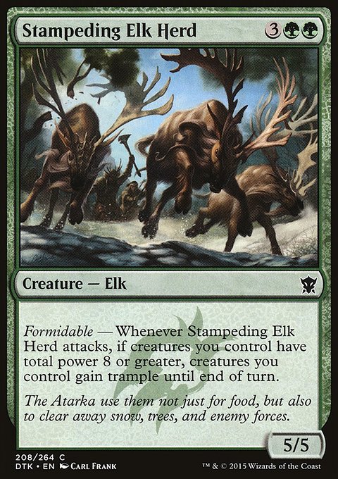 Dragons of Tarkir: Stampeding Elk Herd